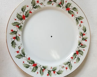 Bandeja para servir con mango de acebo navideño Todos los adornos Postre de galleta ENVÍO GRATIS
