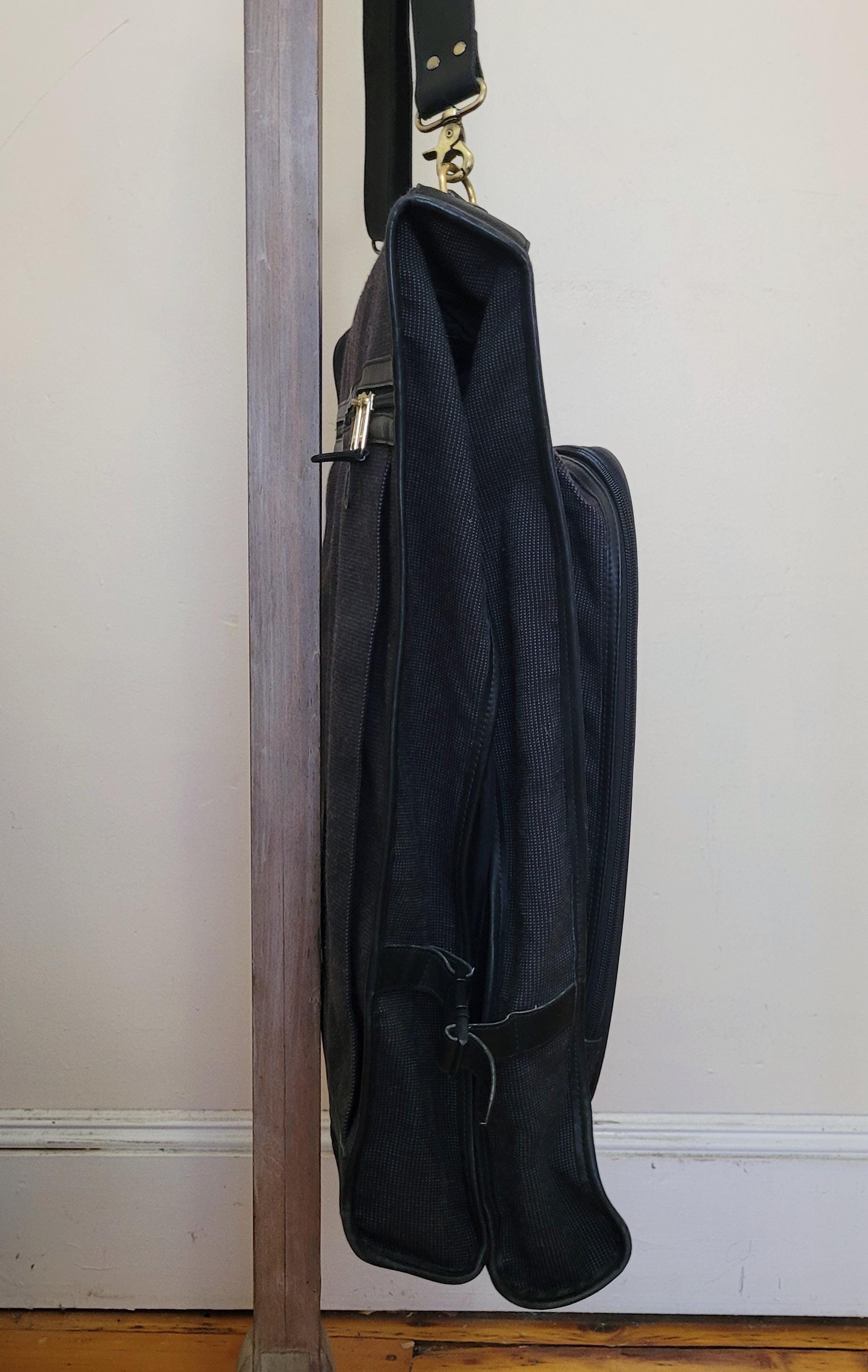 バッグ Coach Garment Case suitcase 2Way COACH Garment Bag Fold Over Suitcase Luggage Midnight Blue