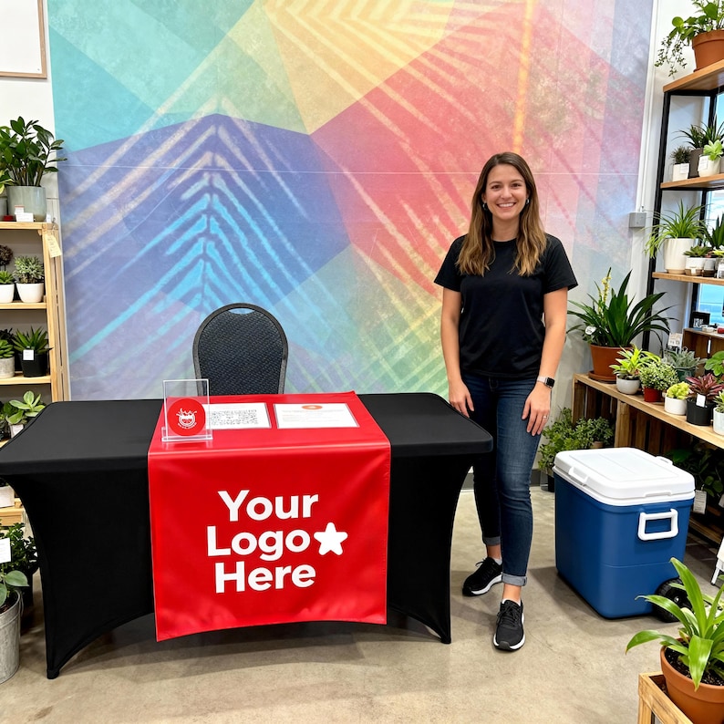 Customer photo of their banner