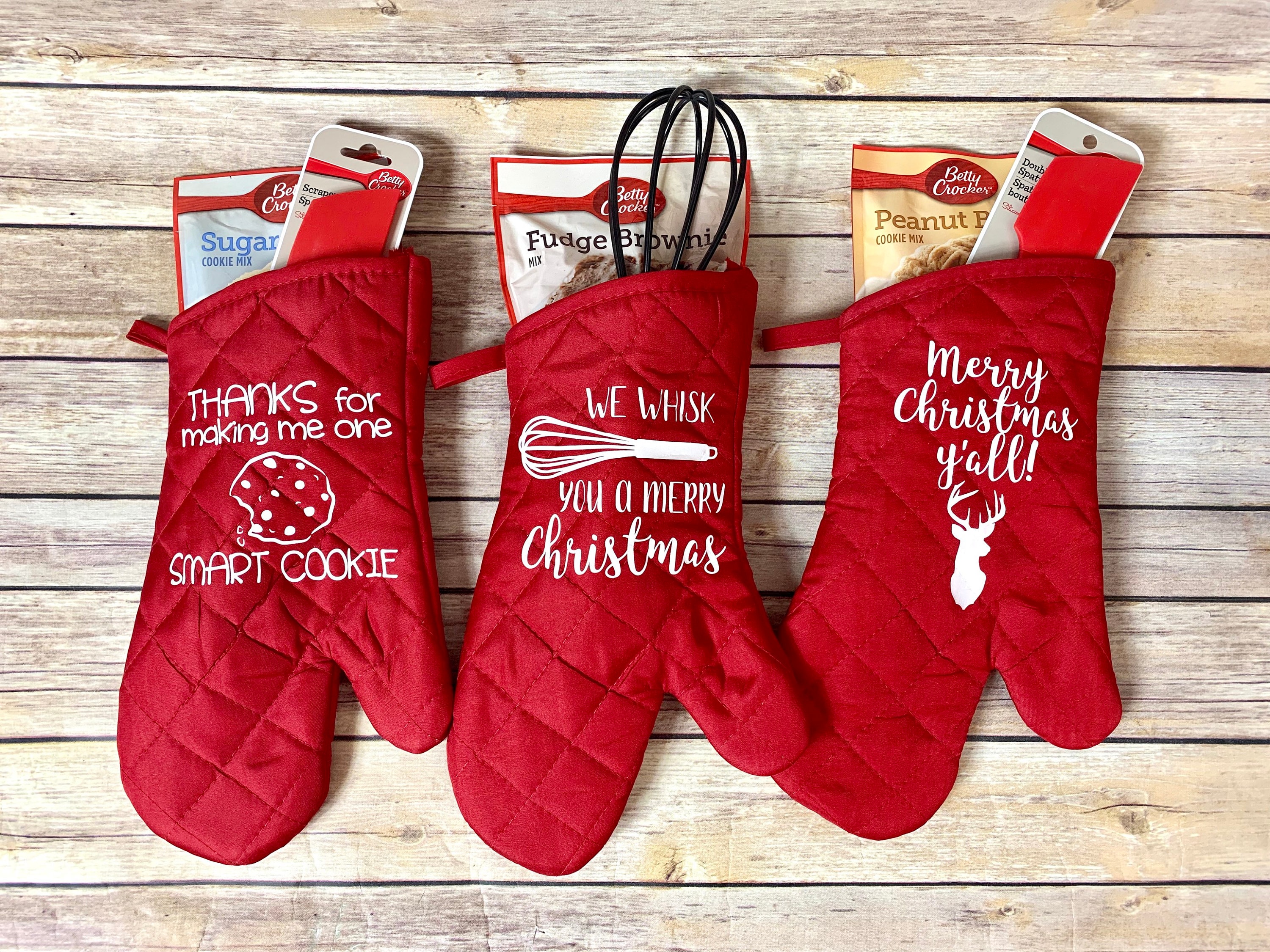 Christmas Oven Mitts – PS I Love You deSigns