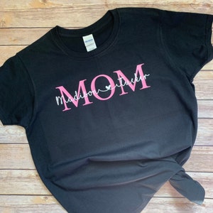 Mom Shirt With Kids Names I Love My Kids T-shirt Mom - Etsy