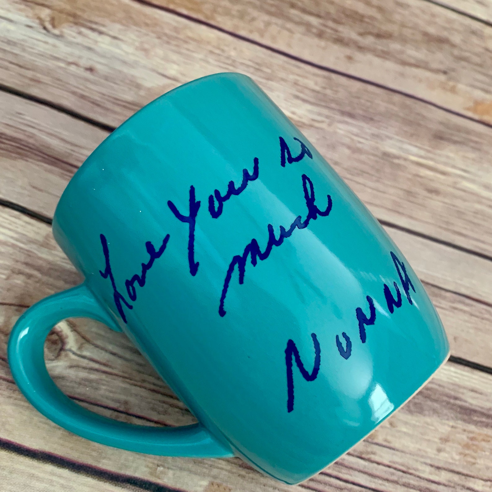 Handwritten Coffee Mug Handwriting Gifts Grandparent Gift Etsy