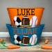 Personalized Easter Buckets, Customized Easter Bucket, Easter Basket for Boys, Boy Easter Basket, Sports Easter Bucket 