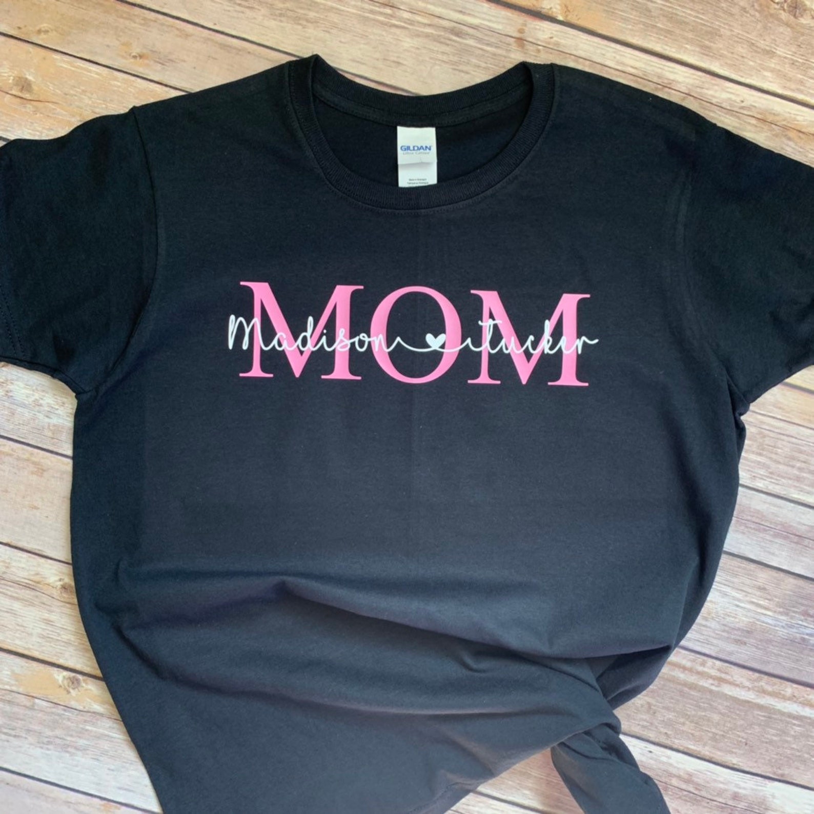 Mom Shirt with Kids Names I Love My Kids T-Shirt Mom | Etsy