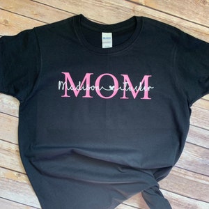 Mom Shirt With Kids Names I Love My Kids T-shirt Mom - Etsy