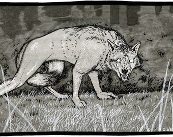 OctoberMonsterMash Day 19 - Werewolf
