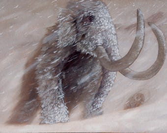 Woolly Mammoth print