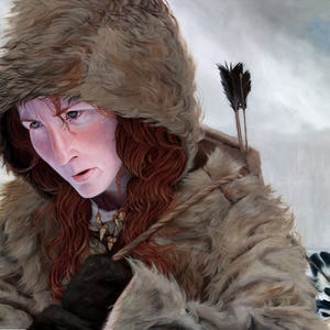 Kissed By Fire print