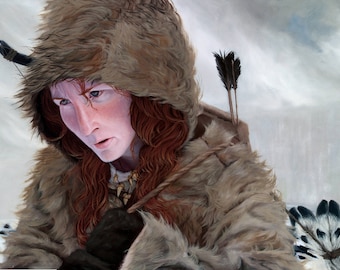 Kissed By Fire print
