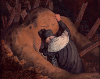 Golem of Prague print