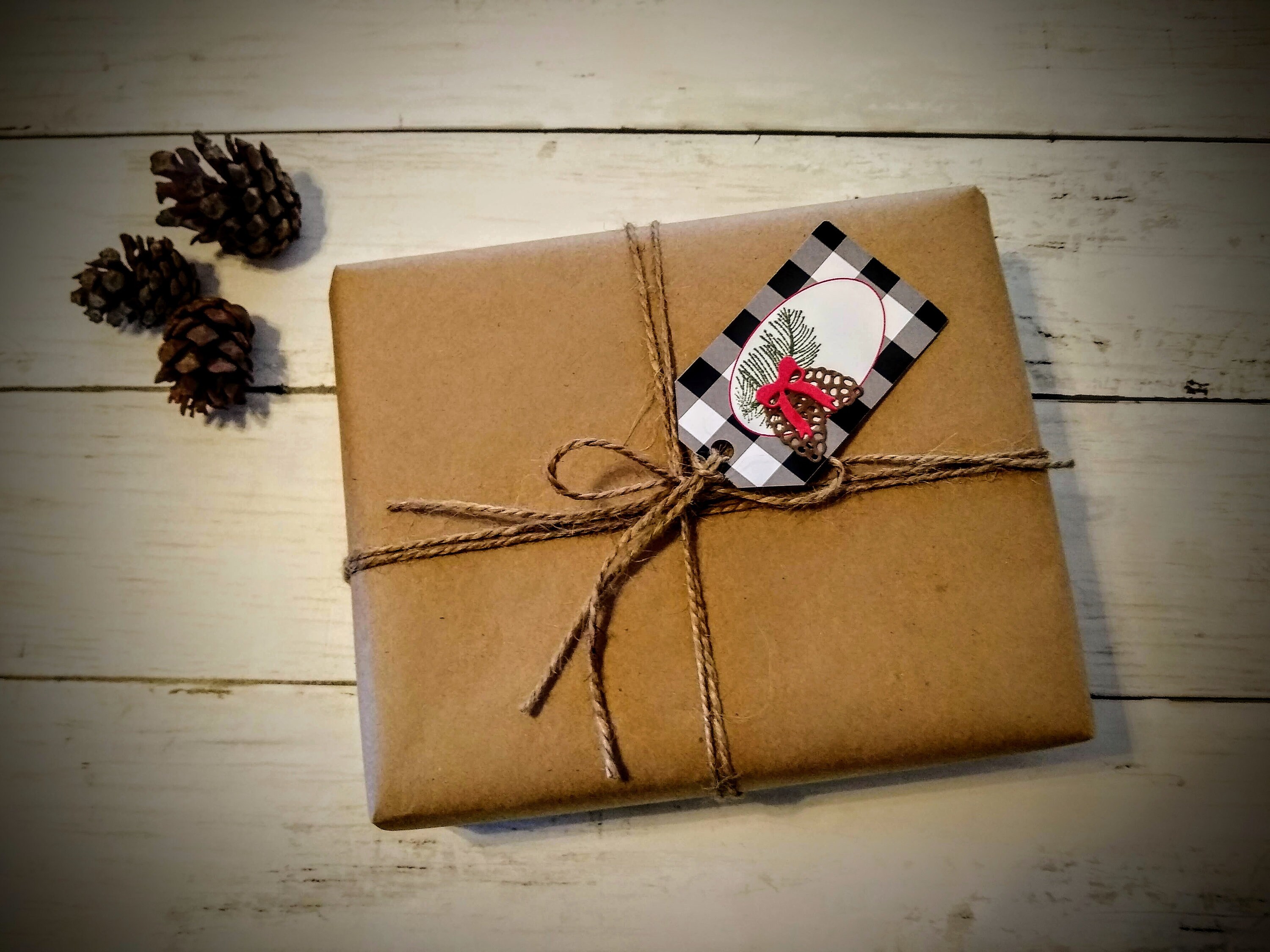 Buffalo Plaid Printable Gift Tags/pdf Digital Download Christmas Gift ...