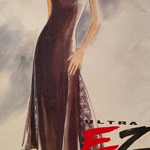 Vogue &quot;Ultra EZ&quot; Misses’ Sleeveless Long Tunic w Side Slits and Straight Leg Pants Size 12-14-16 Pattern 8969
