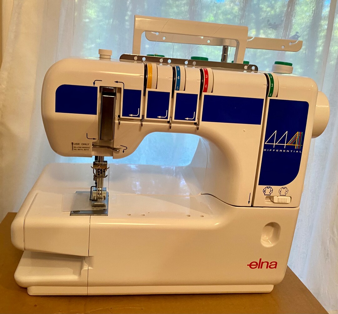 Elna 444 Cover Stitch Machine With Free Arm NIB Etsy