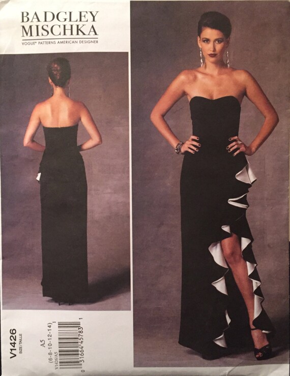 badgley mischka red strapless ball gown