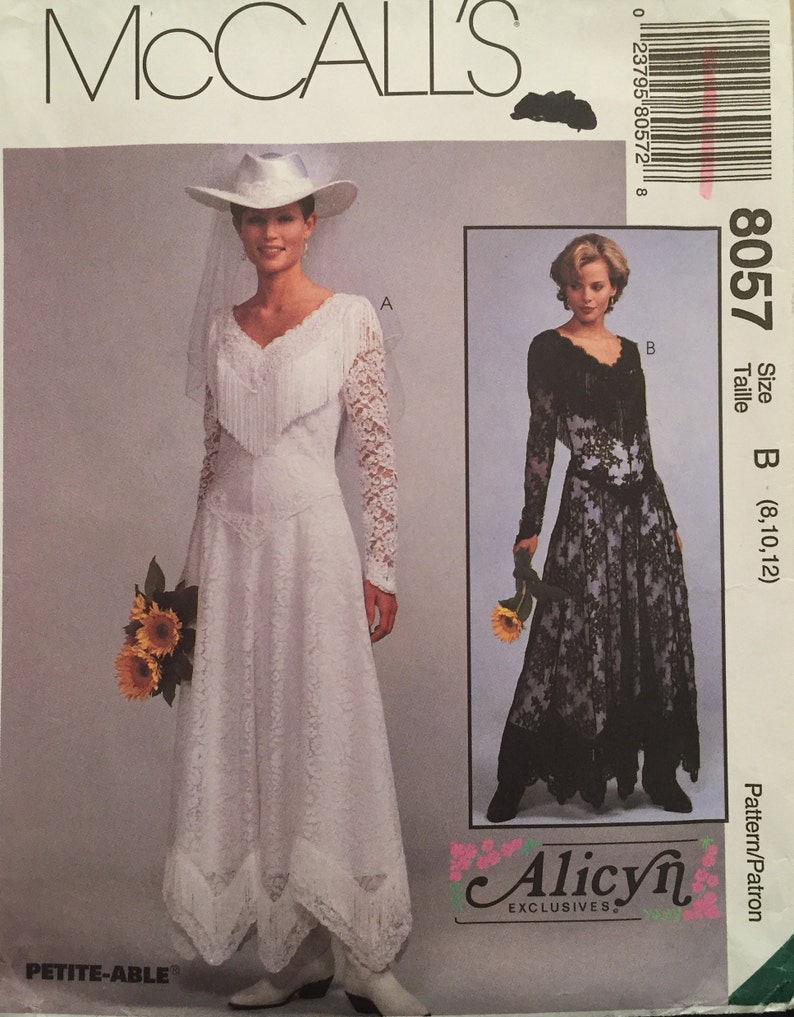 Western Handkerchief Hem Dress