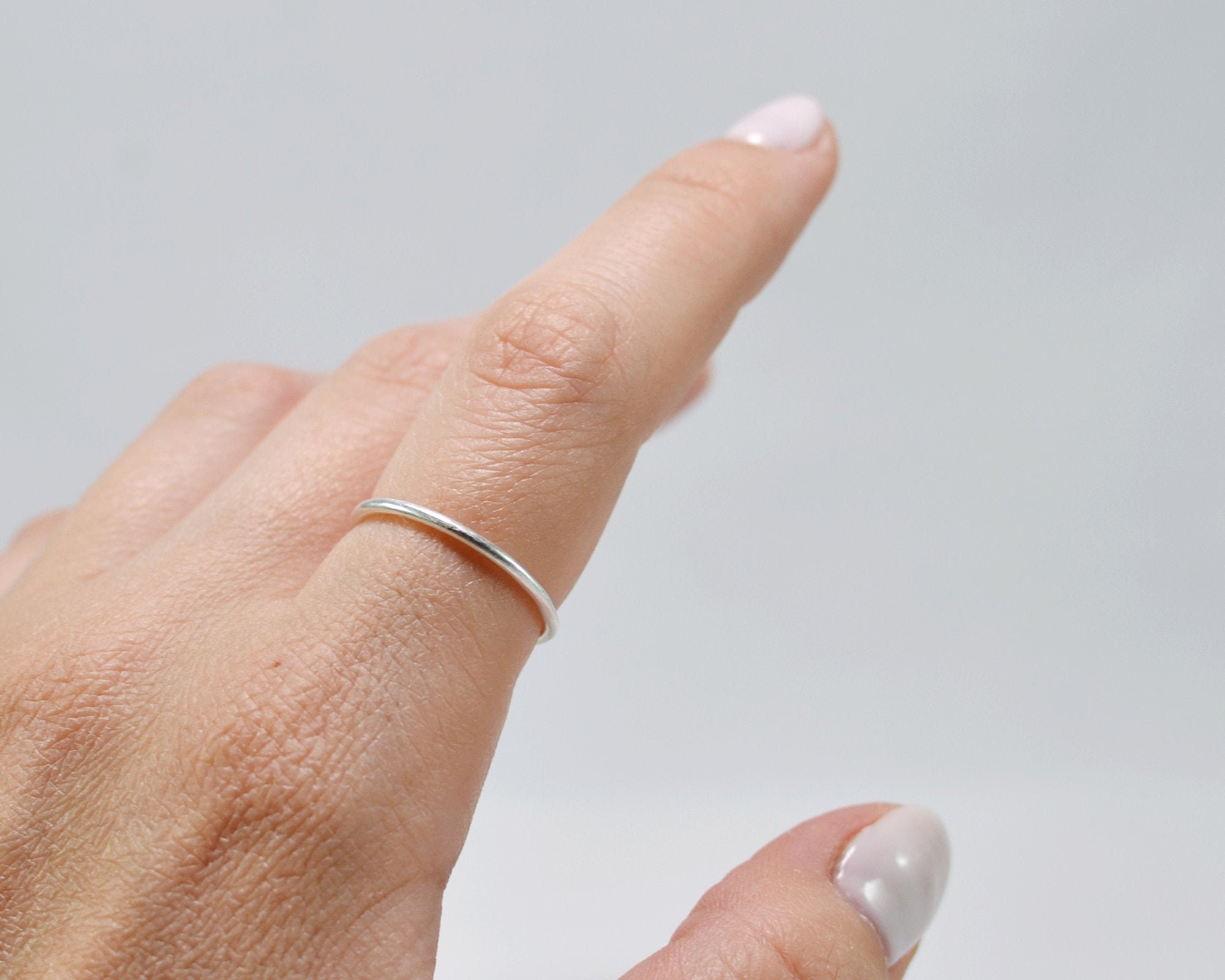 PRAYMOS Hundering 925er Sterlingsilber Daumenring - Hund Katze Pfotenabdruck