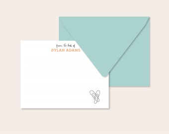 Children's Personalized Note Set "from the desk of"