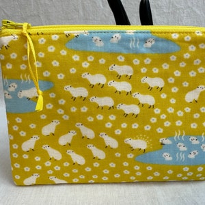 Capybara Medium Padded Zipper Bag, Capybara Pouch, Capybara Gadget Bag, Accessory Pouch