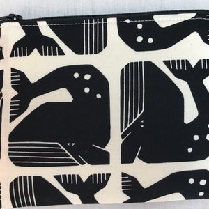 Grumpy Whale Mittelgroße Reißverschlusstasche, Make-up Tasche, Organizer-Tasche, Zubehörtasche, Gadget-Tasche - wählen Sie Farbe