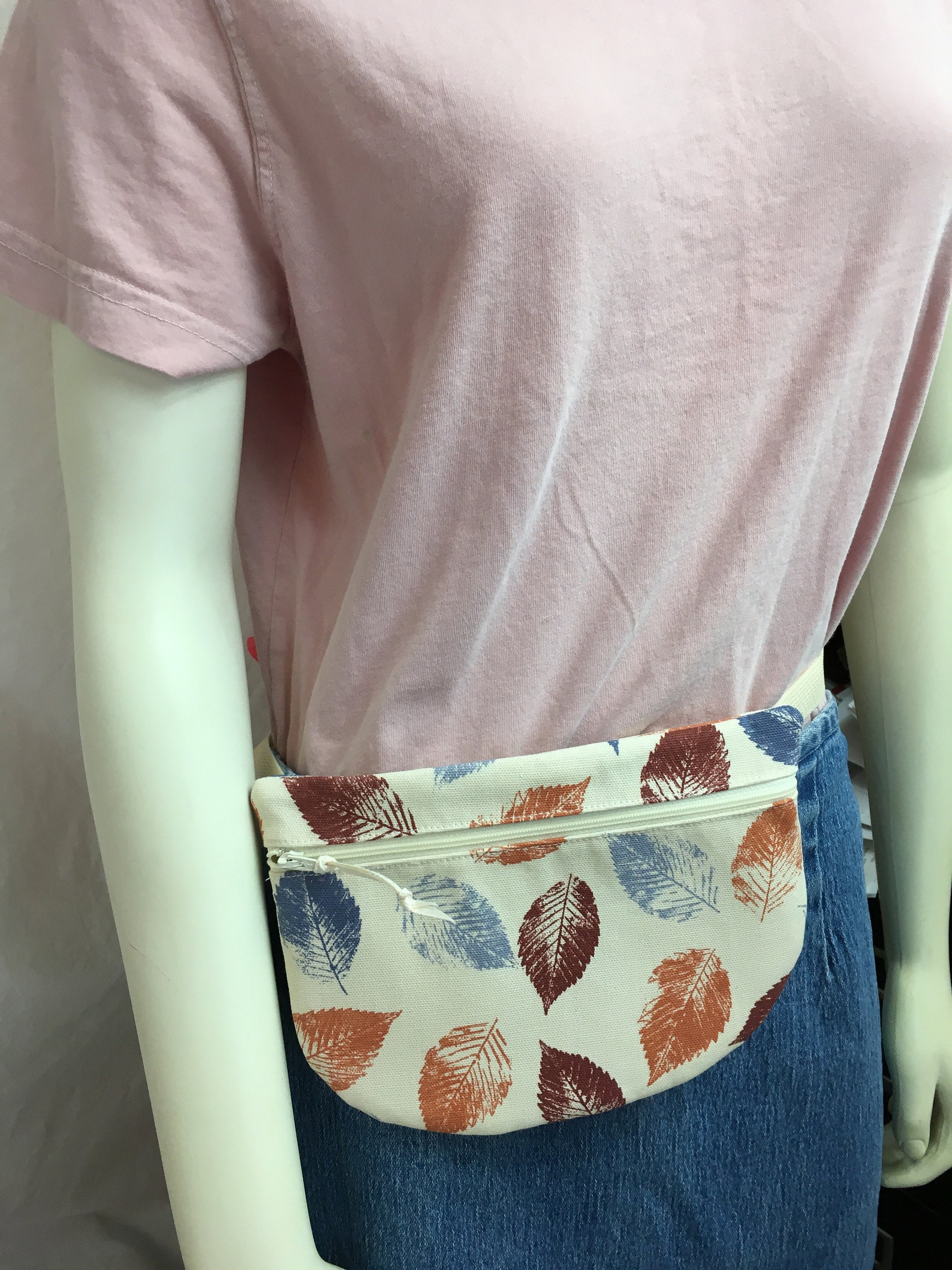 Leaves Flat Zipper Waist Pack Fanny Pack Festival Bag Bum Etsy