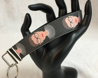 RBG Wristlet Key Fob, Key Ring, Key Chain