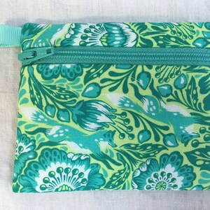 Fox Flat Zipper Coin Purse, Tiny Beasts Pouch, Earbud pouch, Credit Card Wallet