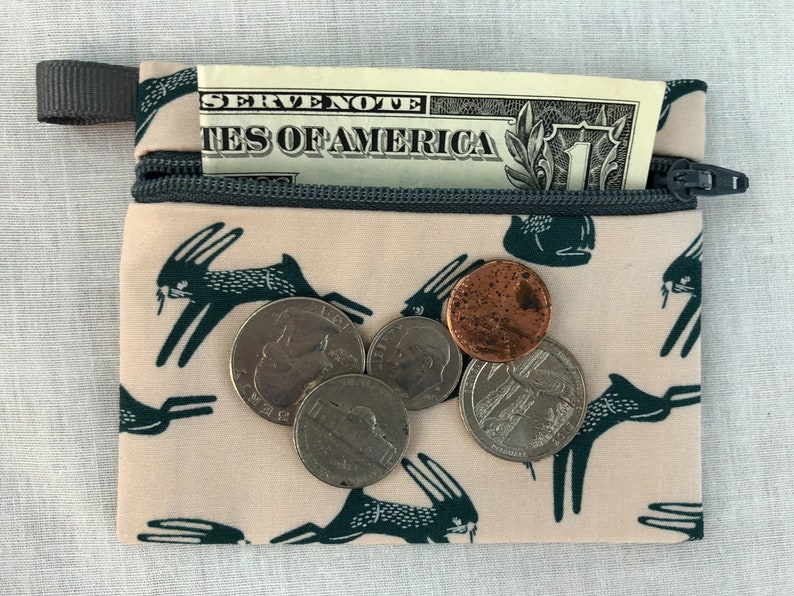 Credit Card Music player Pouch Earbud Cardinal Birds Zipper Coin Purse
