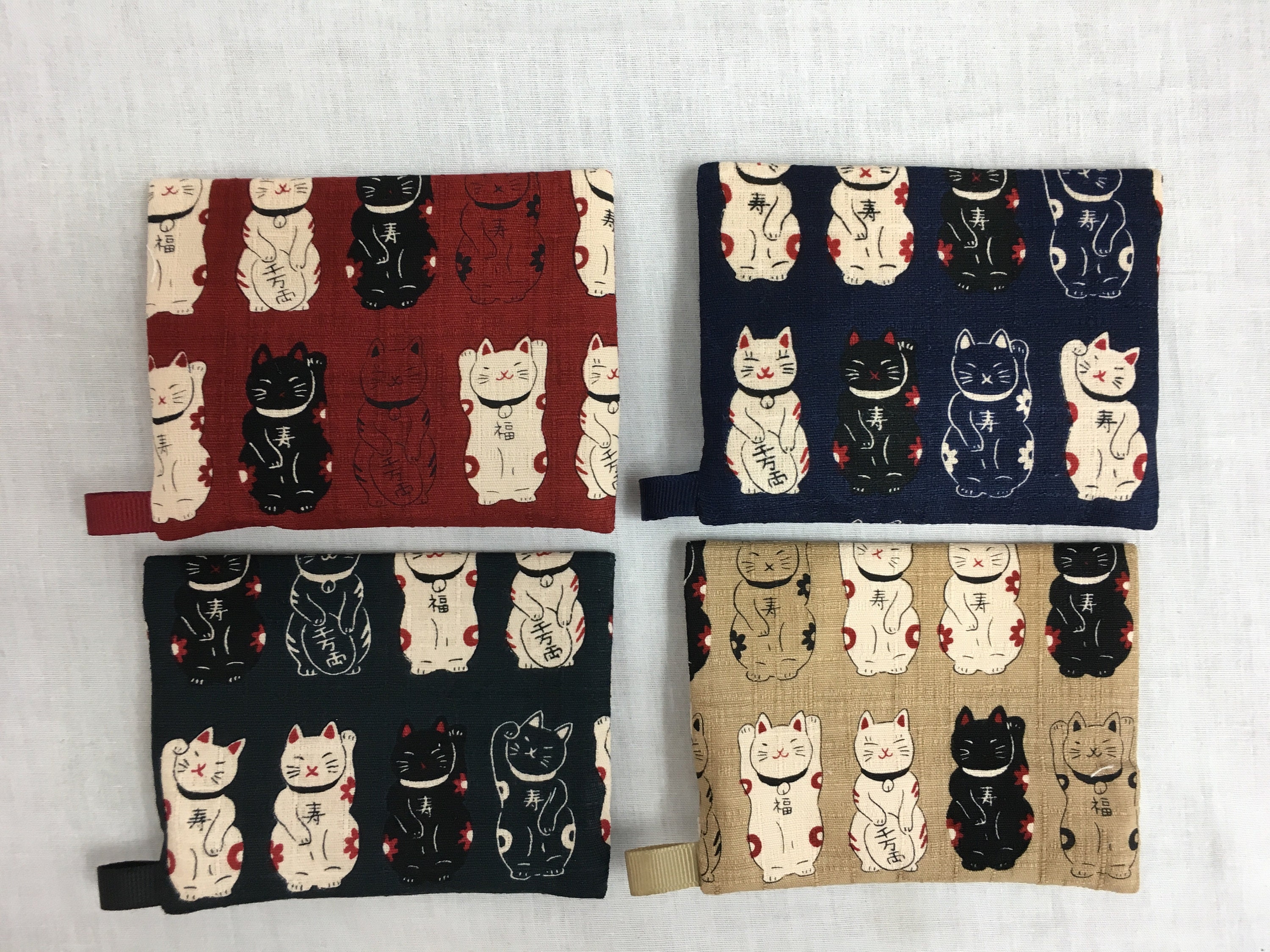 Lucky cat coin purse sale