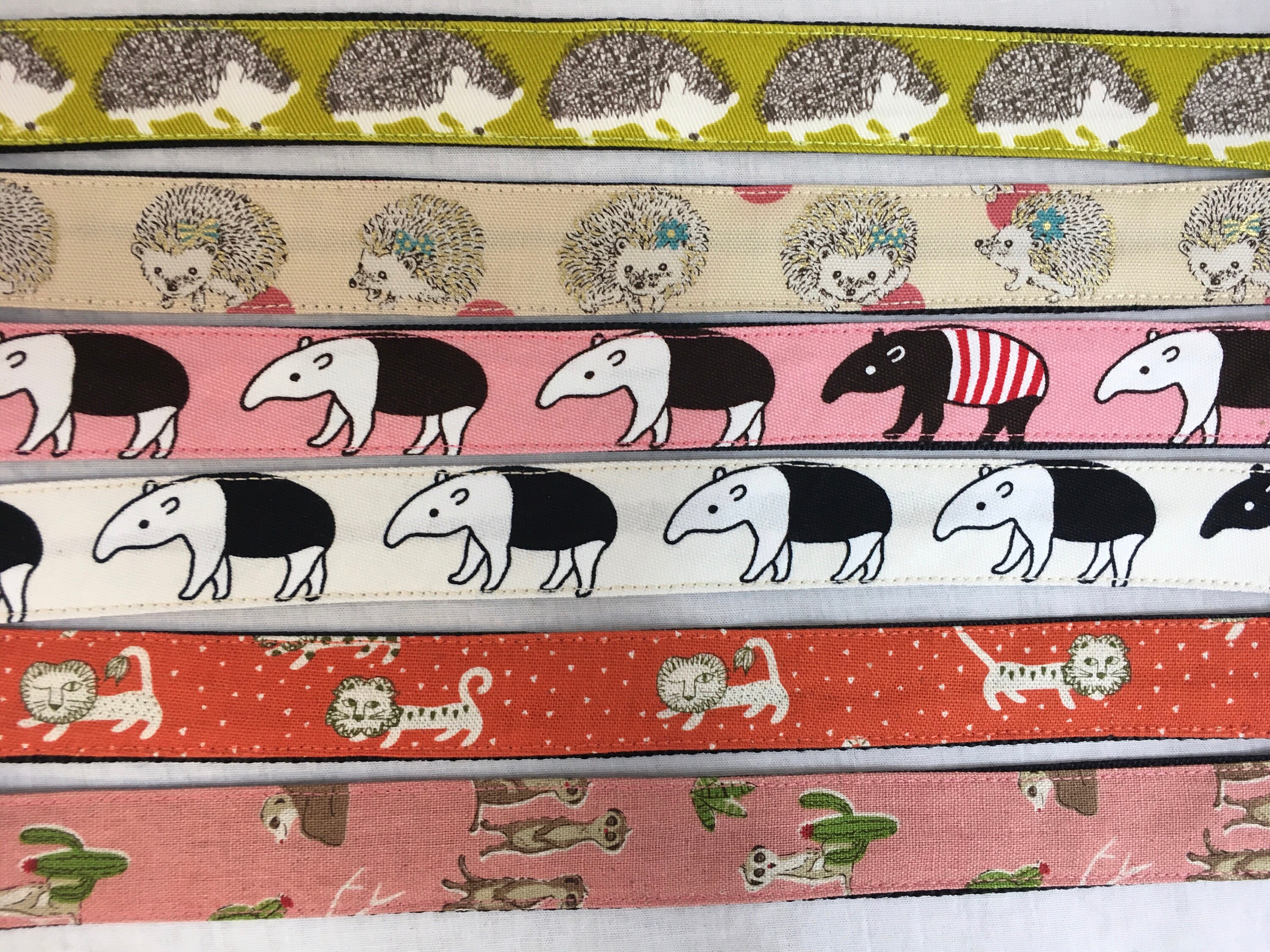 Animal Japanese Fabric Key Fob, Key Chain, Key Ring