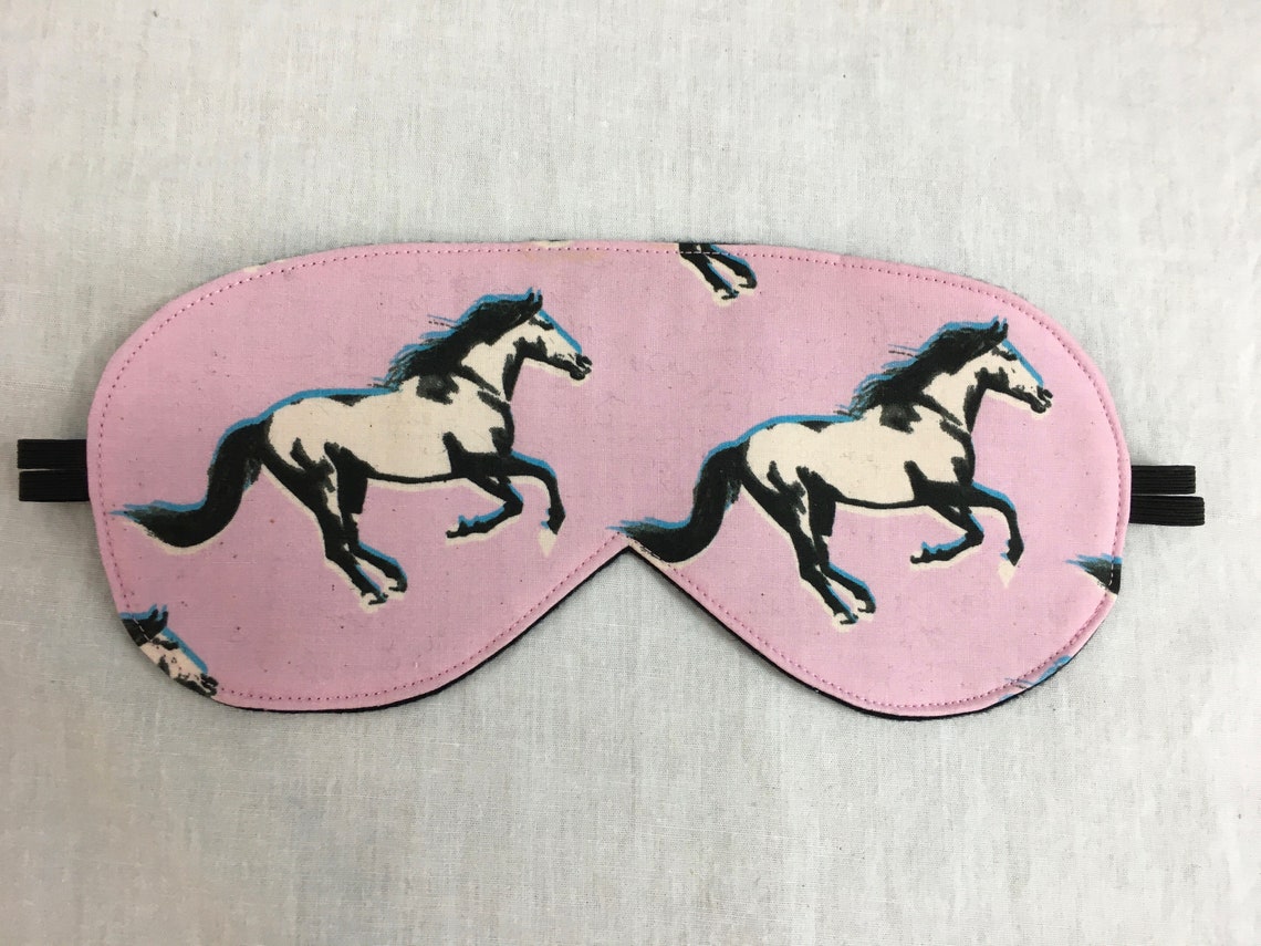 Horses Sleep Mask Set Travel Mask Eye Mask Blindfold Etsy