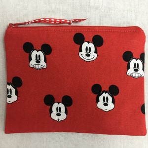 Mickey Mouse gepolsterte Reißverschlusstasche, Organizer-Tasche, Gadget-Tasche, Zubehörtasche