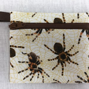 Tarantula Zipper Coin Purse, Monedero de tarjeta de crédito, Bolsa para auriculares, Soporte para iPod