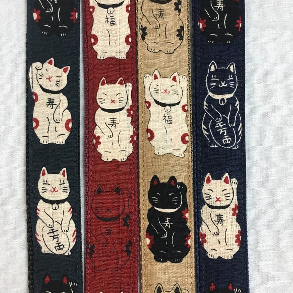 Lucky Cat, Maneki Neko, schoudertasje sleutelhanger, sleutelhanger, sleutelhanger - Kies kleur
