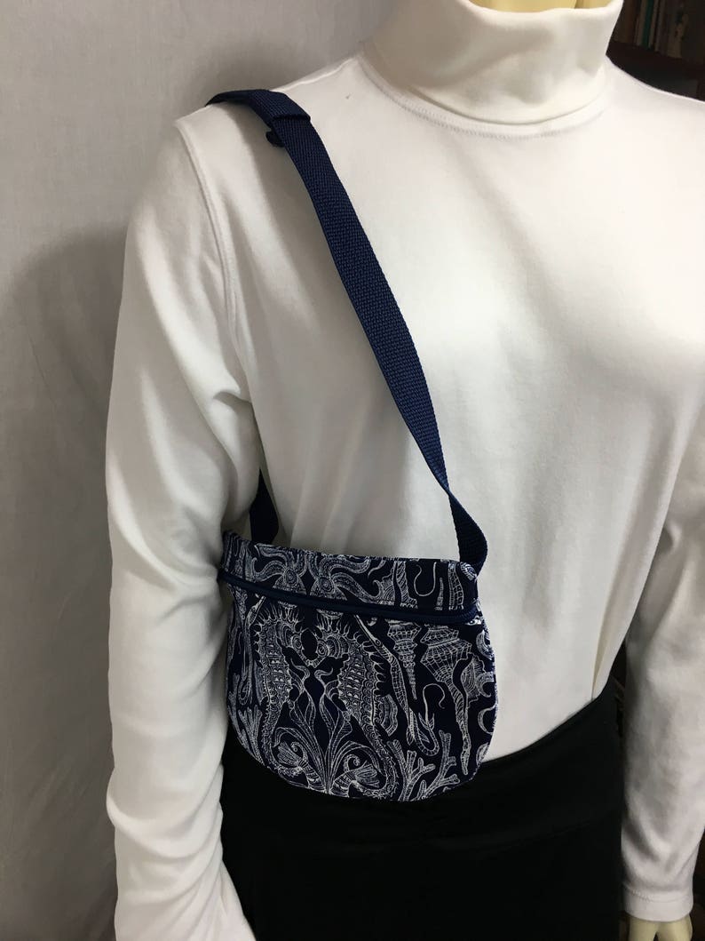 Festival Bag Hip Pouch Waist Pack Bum Bag Seahorses Flat Zipper Fanny Pack