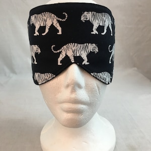 Tiger Cotton Sleep Mask & Case Set, Eye Mask, Blindfold, Travel Mask