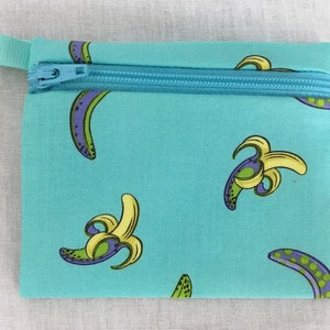 Tula Pink Banane Flaches Münztäschchen, Geldbörse, Kreditkartenetui, IPod Halter , IPod Halter - Farbe wählen