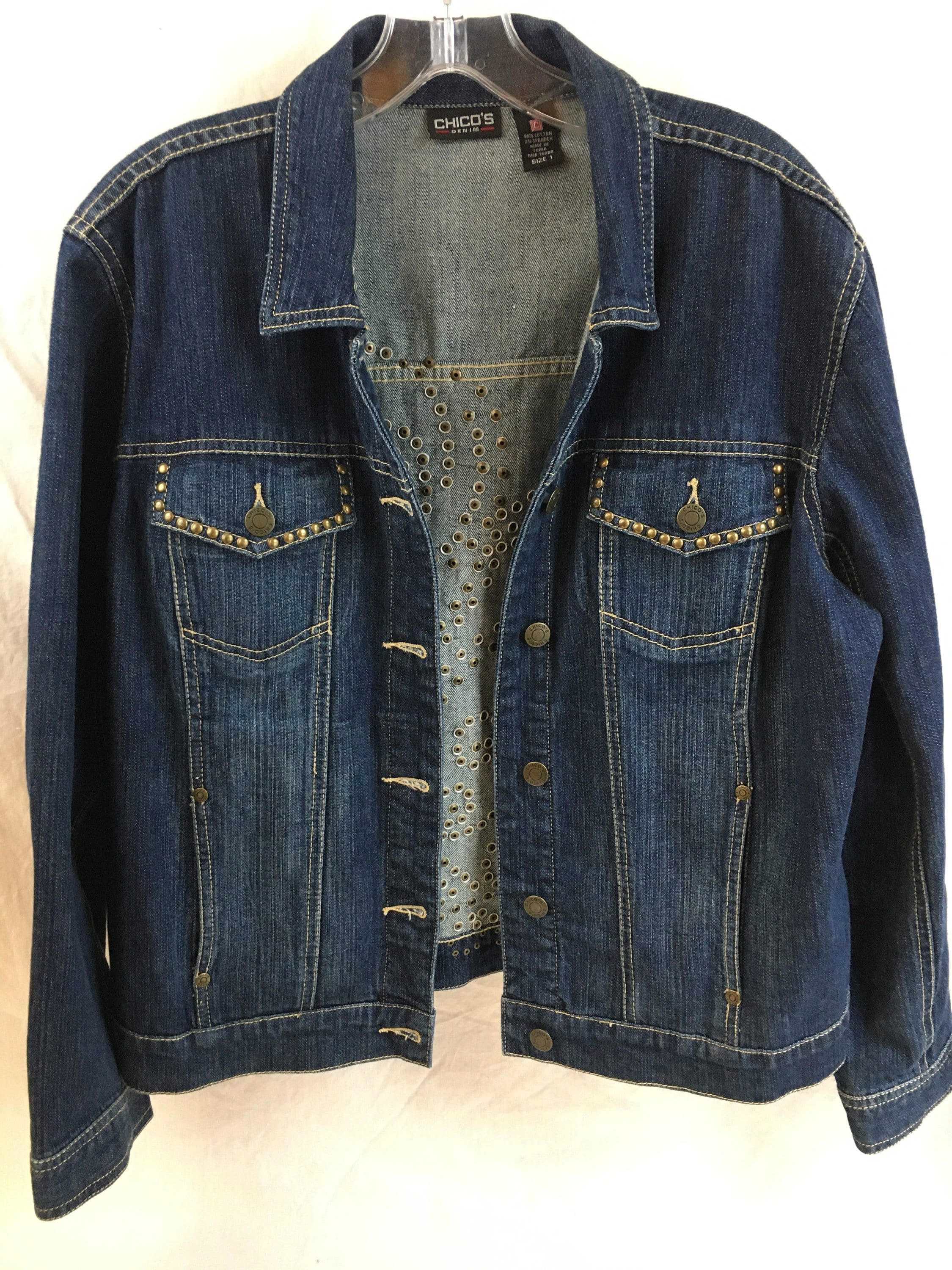 Chicos Jean Jacket Etsy Singapore