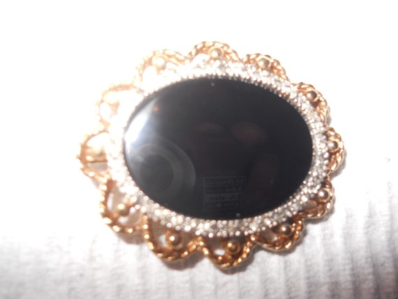 SALE Vintage PANETTA Pendant Brooch COMBO Oval Op… - image 2