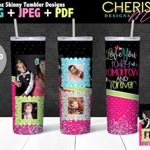 Love You Today Tomorrow And Forever 20oz Tumbler Design
