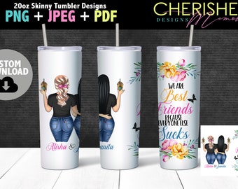 Best Friends 20oz TumblerDesign