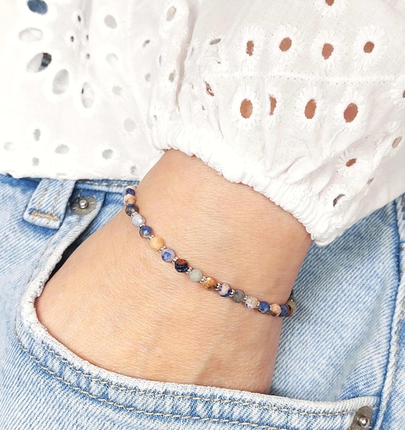 Set di braccialetti con pietre preziose personalizzati per
