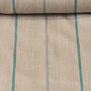 Pair of 25" and 50" wide 100% Herringbone Yarn Dyed Linen curtains panels drapes OR 1 valance (USA made) image 8