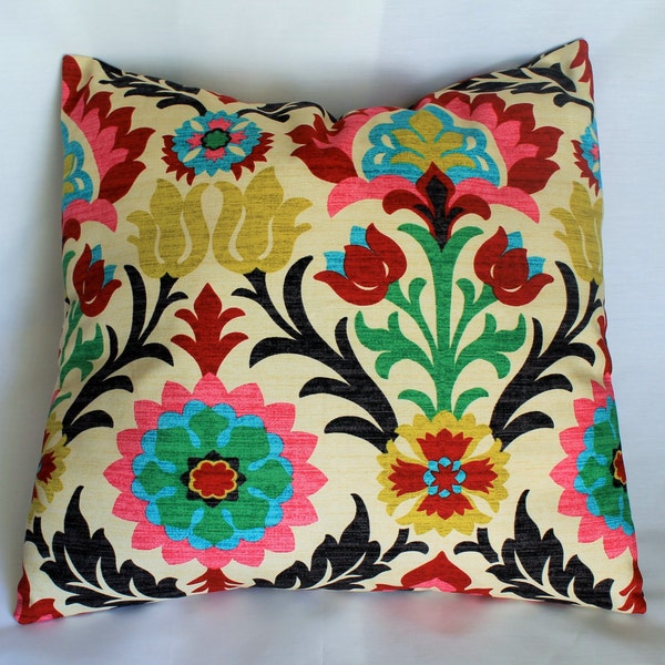 Decorative throw pillow cover lumbar pillow in Santa Maria desert flower 14x14 16X16" 18x18" 20x20" 22x22" toss pillow invisible zipper