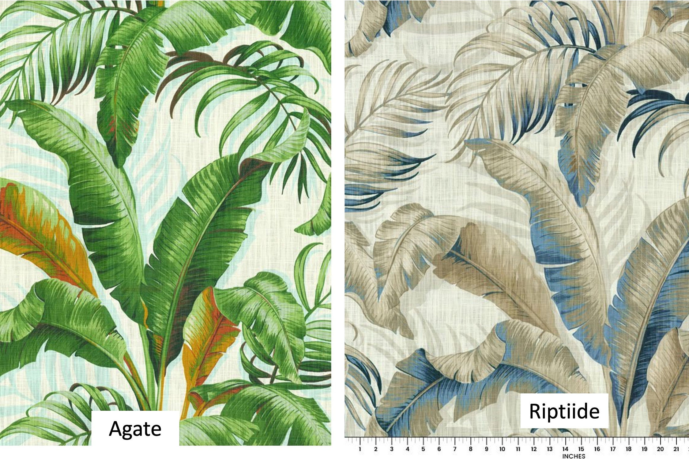 Pair 25 OR 50" wide Tommy Bahama Palmier rod panels drapes cafe curtains 24 48 63 72 84 96 108 120" OR 1 valance green grey