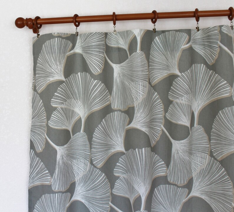 Pair Curtains drapery 25 wide Magnolia Palmetto rod panels drapes in slate grey linen lagoon spa blue 25x63 25x84 25x96 25x108