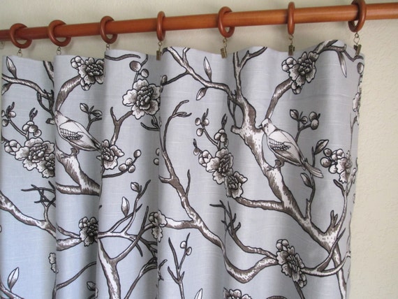 Pair Of 50 Dwell Studio Vintage Blossom Dove Fabric Etsy