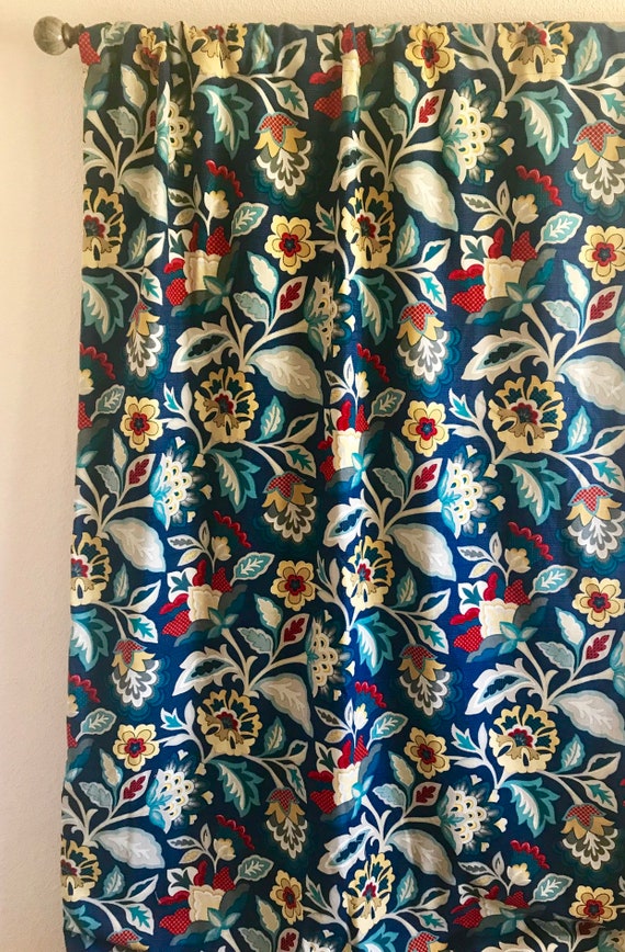 Pair 25 Waverly Katia Rod Pocket Curtains Drapes Panels Etsy