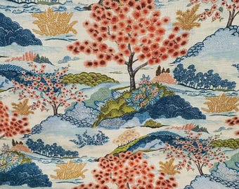 Par de cortinas de algodón Mill Creek de 25 o 50 pulgadas de ancho, paneles de café, cortinas largas en gris pizarra, azul, marrón y beige o 1 cenefa