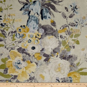 Par 25&quot; O 50&quot; de ancho P Kaufman Lisette linen rod pocket panels cortinas longitud 24 48 63 72 84 96 108 120&quot; valance