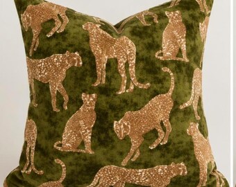 Velvet Tiger Ravi pillow cover throw case decorative throw pillow lumbar pillow